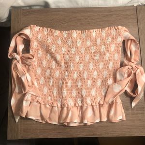 Forever 21 polka dot crop top